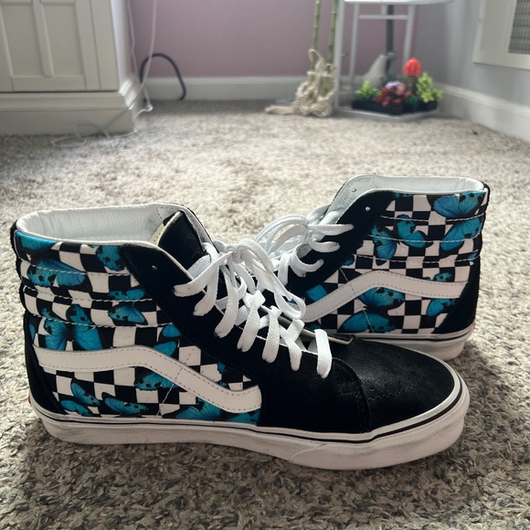 Butterfly High Top Vans - Picture 7 of 9